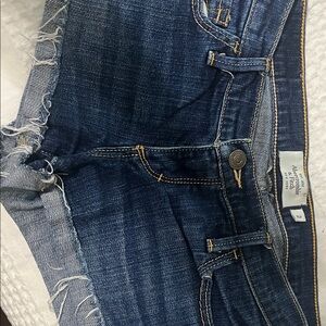 Abercrombie & Fitch Dark Blue Denim Shorts